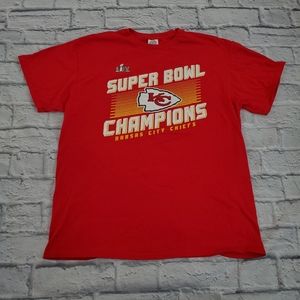 NFL Kansas City Chiefs Super Bowl LIV RED  T-Shirt